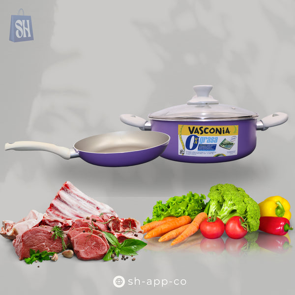 Vasconia DuraFlon™ Non-Stick Healthy Cookware Set