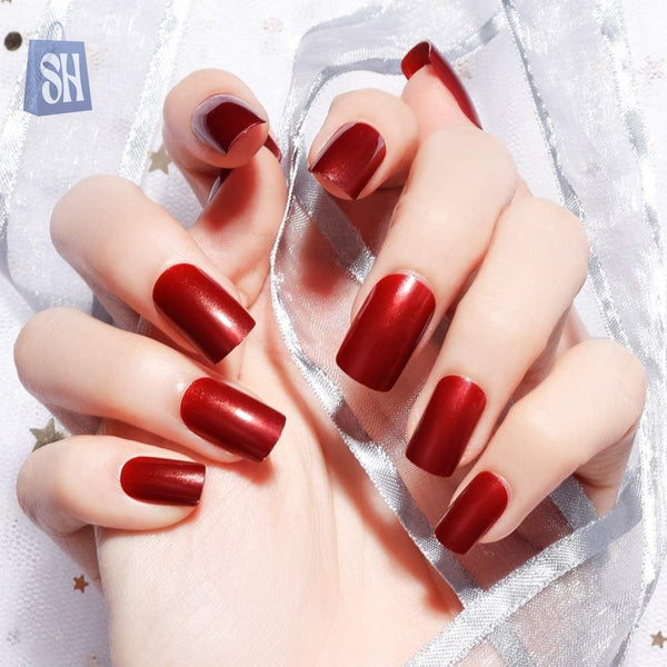 أظافر آي ليدي بيوتي المضغوطة (أحمر)