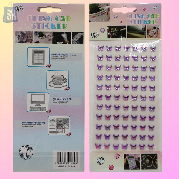 ملصقات الفراشة البراقة – أضف لمسة من التألق إلى أسلوبك!