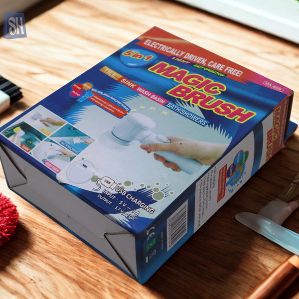 فرشاة التنظيف الكهربائية ماجيك براش 5 في 1