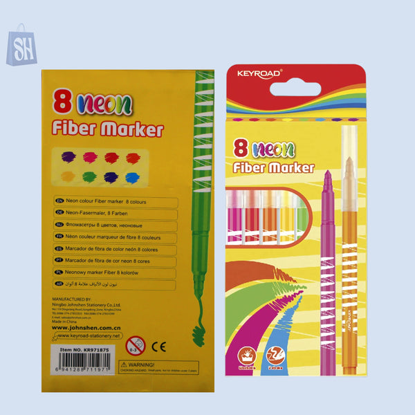 8 neon fiber marker
