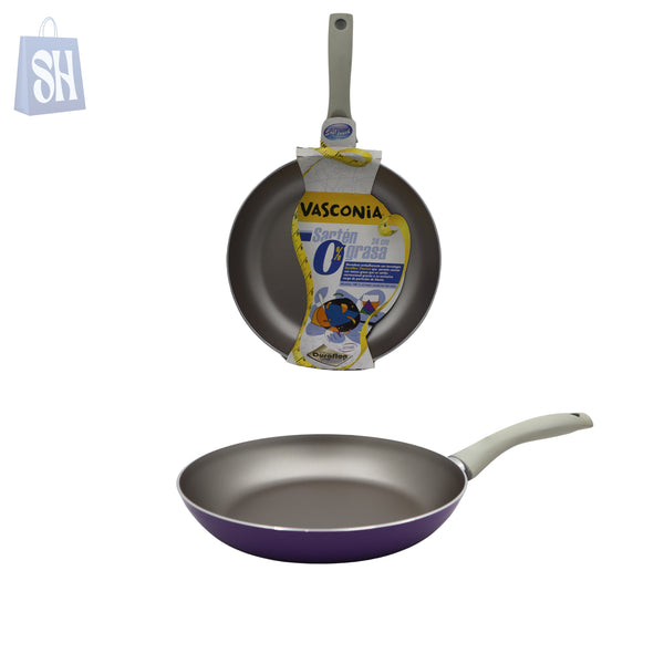 VASCONIA -Sarten Ograsa 24cm (pan)Purple