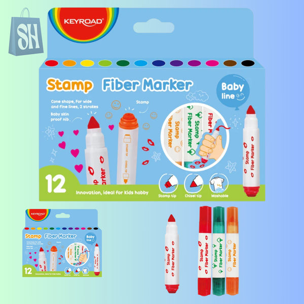 كي رود - قلم تحديد ألياف بيبي تيب ١٢ كبير 