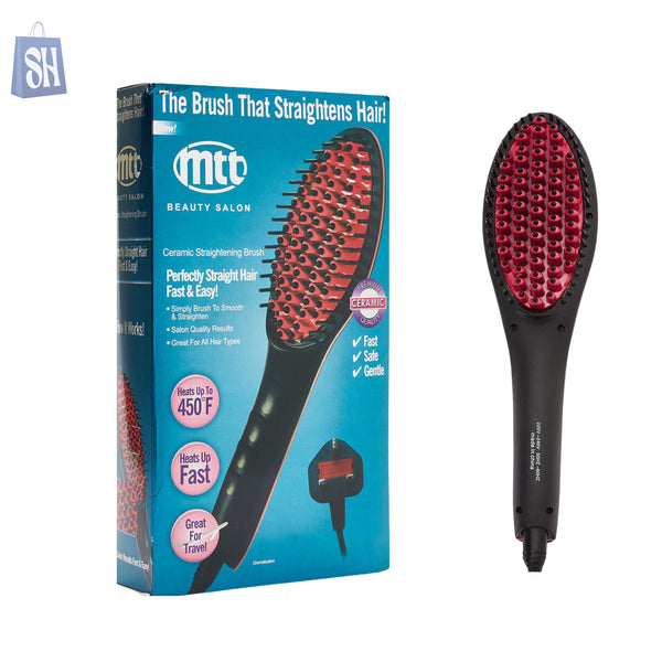 MTT Beauty Salon Electric Hair Straightening Brush