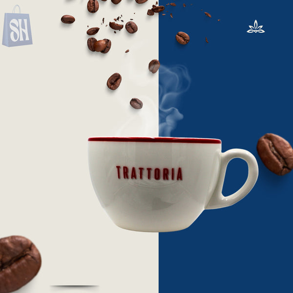 فنجان قهوة TRATTORIA - أناقة إيطالية بطابع كلاسيكي