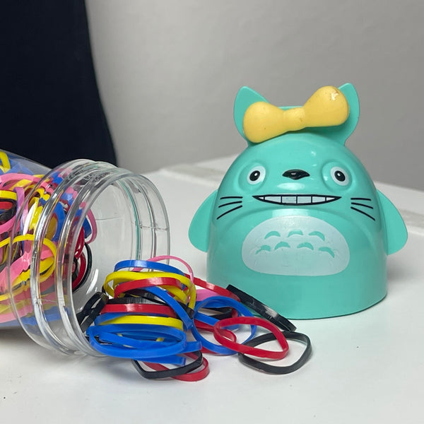 سوار شعر صغير بألوان مضحكة