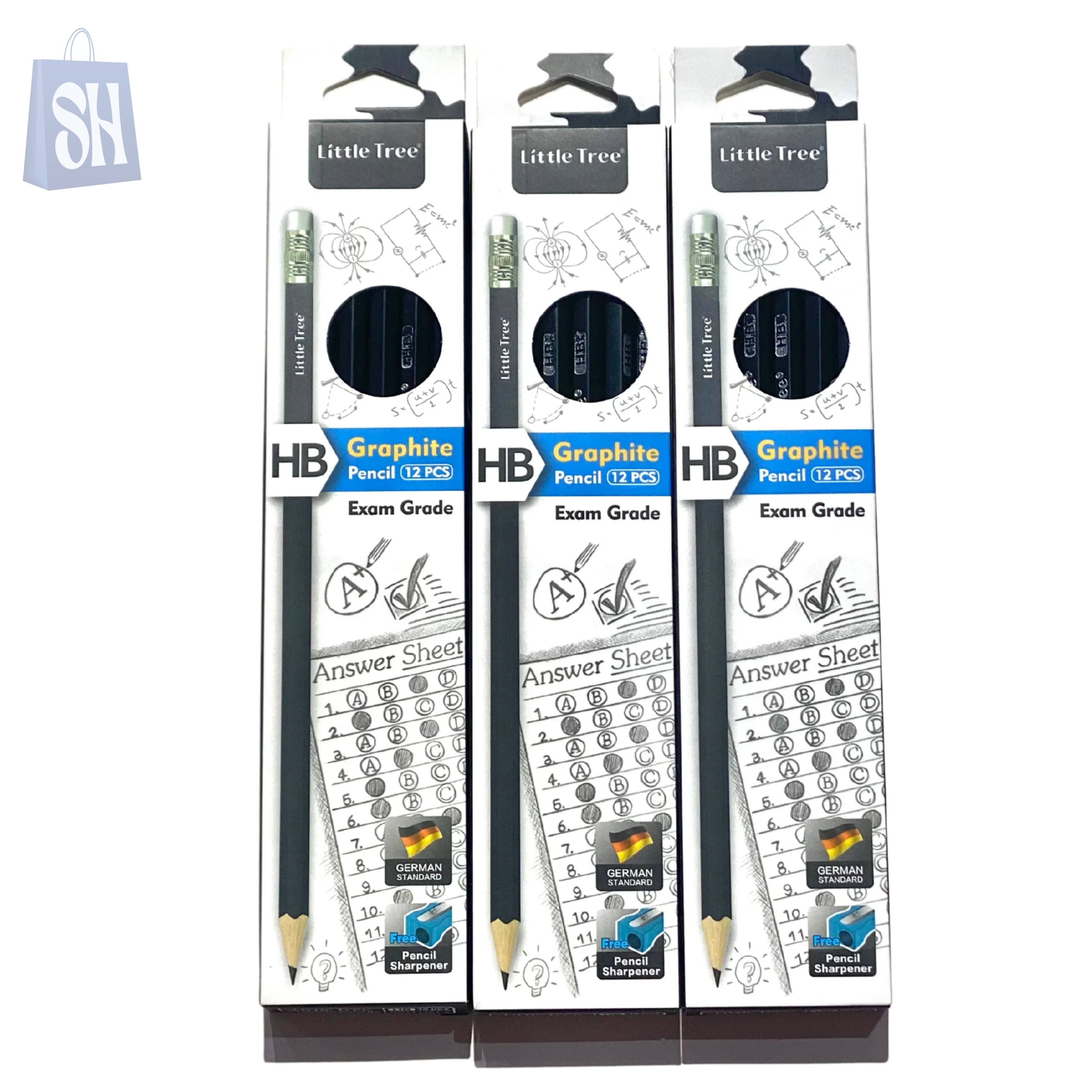 HB Graphite pencil 12 pcs – SH