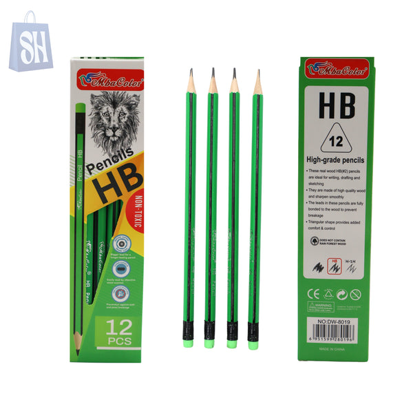 قلم رصاص HB 12 قطعة 