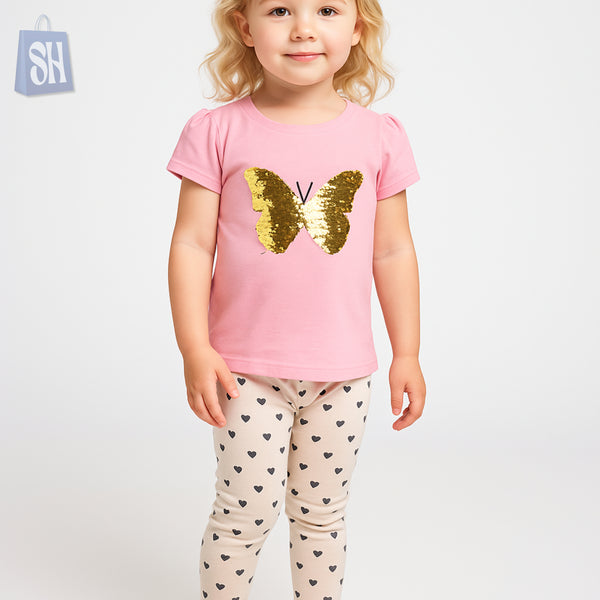 Sequin Butterfly Sparkle T-Shirt