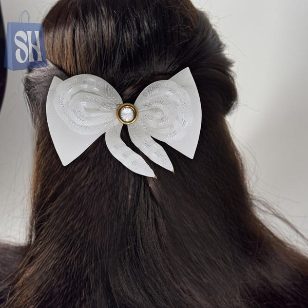 مشبك شعر على شكل فيونكة من جريس بيرل