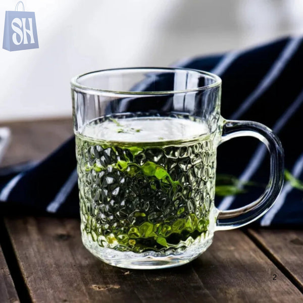 طقم أكواب شاي زجاجية - تصميم أنيق وعملي (6 قطع)