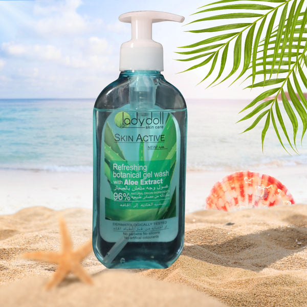 Ladydoll Skin Active – Refreshing Botanical Gel Wash with Aloe Extract