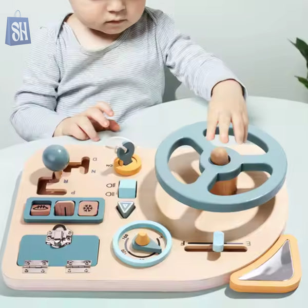 لوحة القيادة التفاعلية – مغامرة القيادة للأطفال