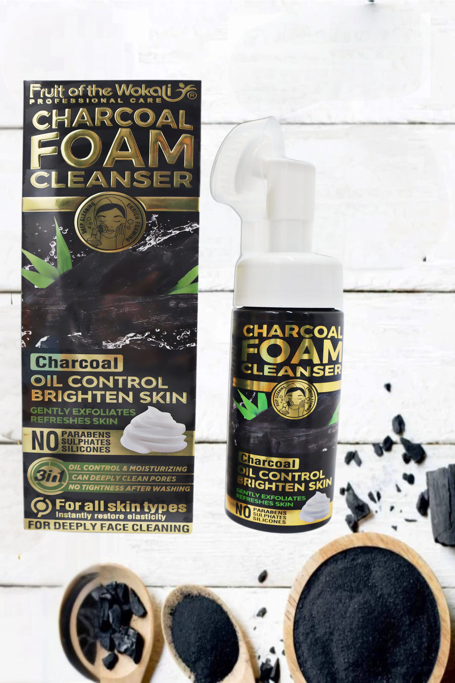 CHARCOAL FOAM CLEANSER (150ml)