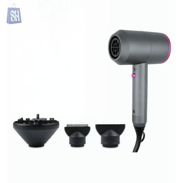 High-Speed Ionic Hair Dryer with Multiple Attachments