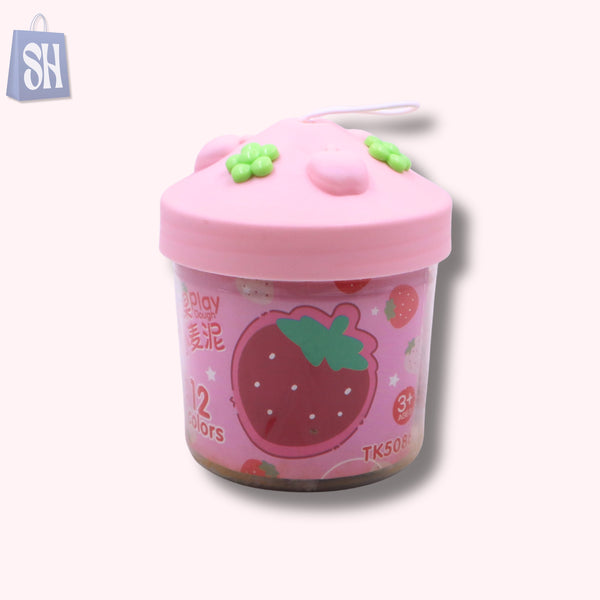 مجموعة عجينة اللعب الممتعة بالفواكه - 12 لونًا