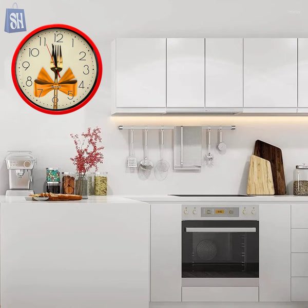 Wall Clock Red
