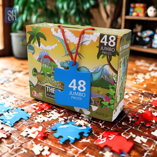 أحجية الديناصور الأرضية الضخمة، 48 قطعة