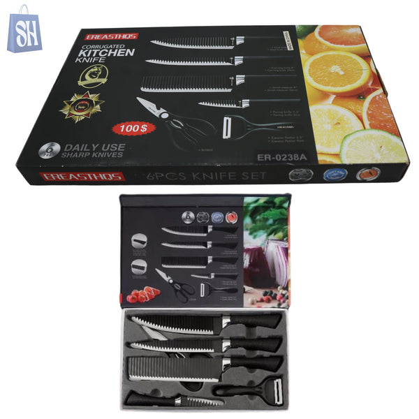 سكين مطبخ مموج من CREATHQS