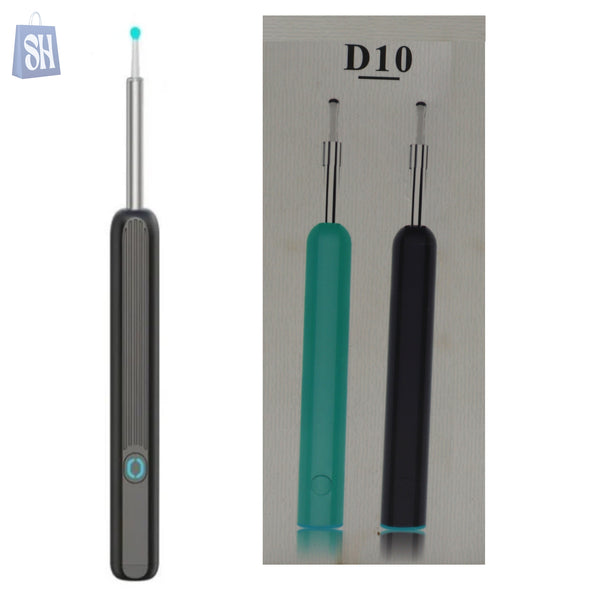 منظف الأذن الكهربائي D10 مع ضوء LED