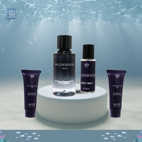 WILDERNESS MAN – Bold Fragrance & Skincare Set for Him