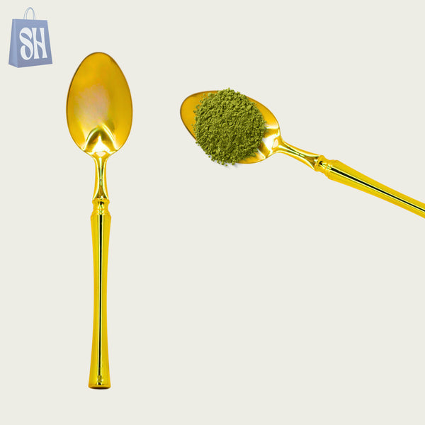 “Golden Grace™ Premium Gold-Plated Spoon Set (6 pcs)”