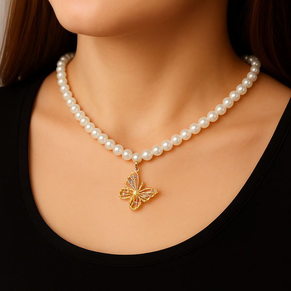 عقد لؤلؤه الفراشة