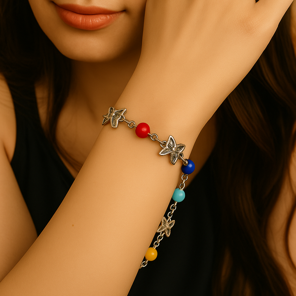 سوار الفراشة الملون