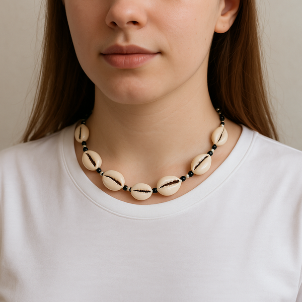 قلادة صدفة البحر المبهجة