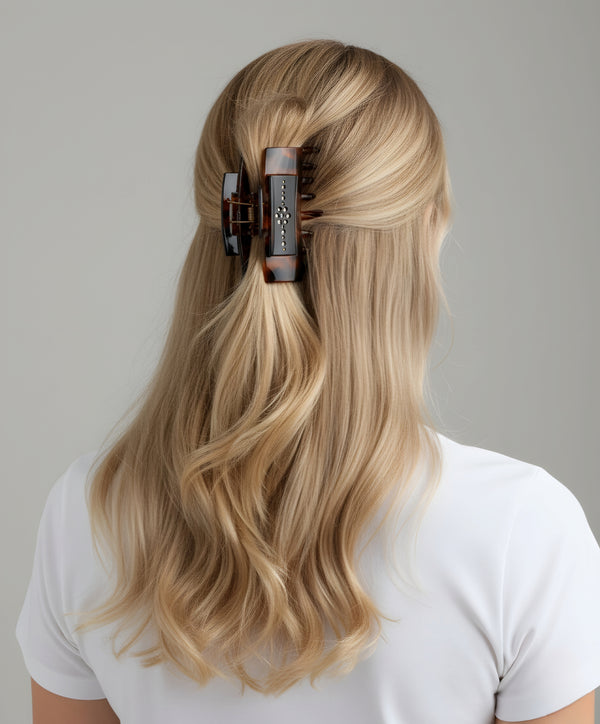 Elegant Tortoiseshell Hair Claw Clip