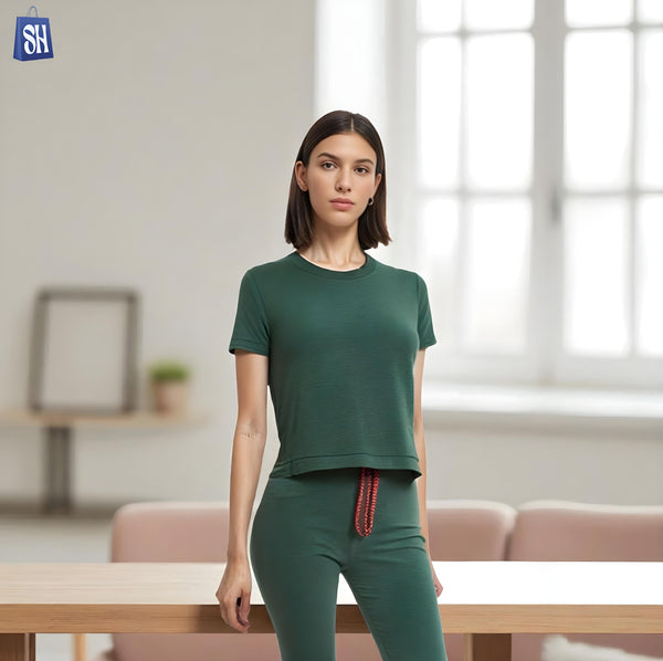 Women's  Sportswear Set – T-Shirt & Joggers