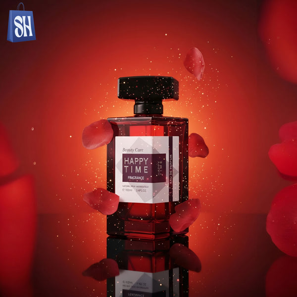 ❤️ عطر هابي تايم أو دو بارفان - النسخة الحمراء من بيوتي كير 100 مل