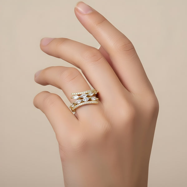 حلقة نقش متشابكة