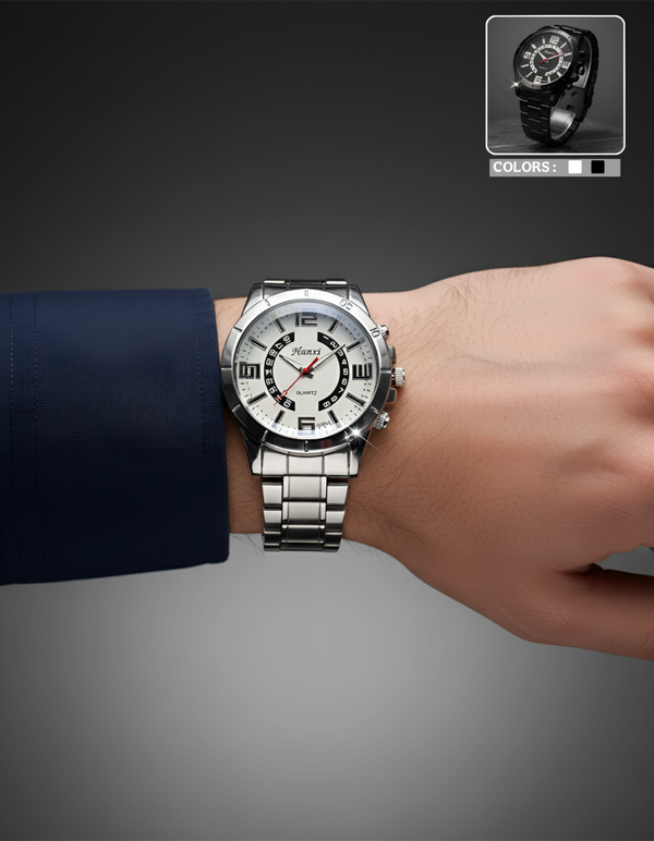 ساعة نانشي كوارتز فضية