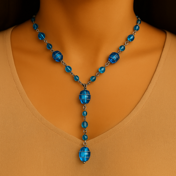 Ocean Glow Drop Necklace