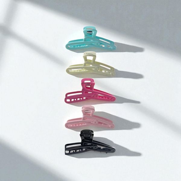 🌈 مشابك شعر أنيقة يوميًا - مجموعة من 6 ألوان