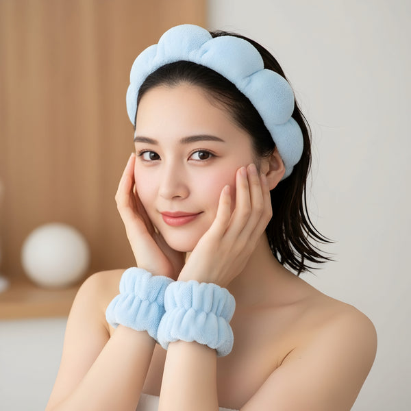 مجموعة عصابة الرأس وأساور المعصم من سويت بيوتي سبا