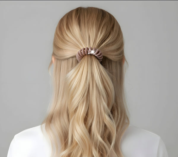 💫 مجموعة ربطات الشعر الحلزونية - تسريحة خالية من التشابك