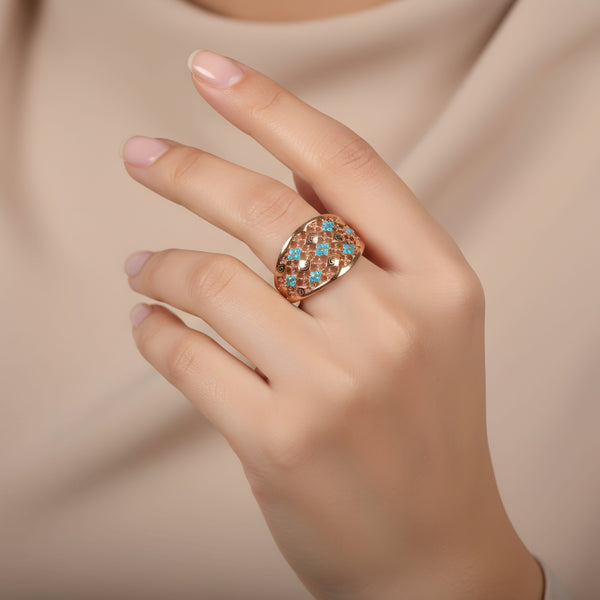 خاتم ليلة ألف ليلة وليلة الطبعة الزرقاء